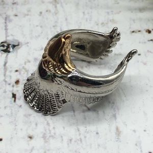925 Sterling silver Eagle ring, biker ring